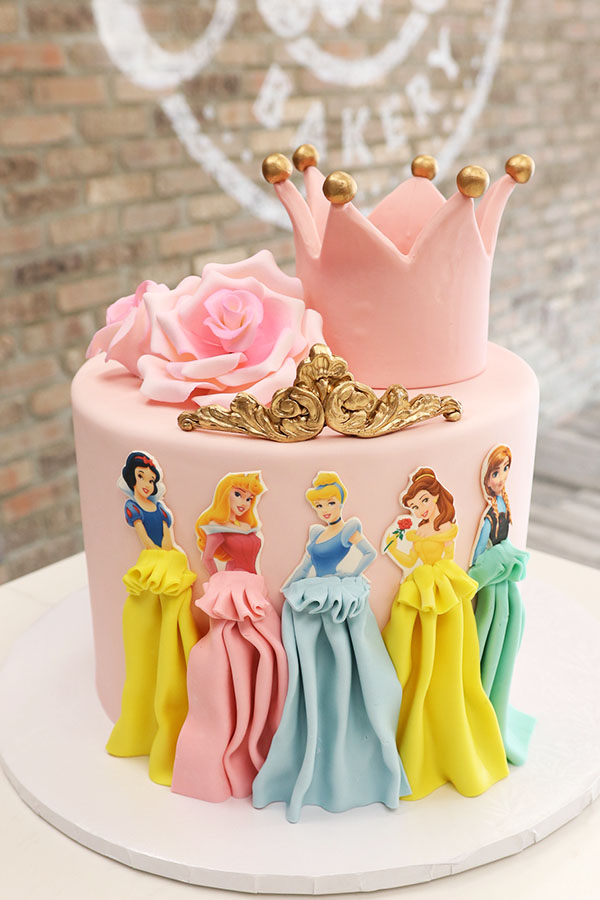 Disney Princess Decorated Cake