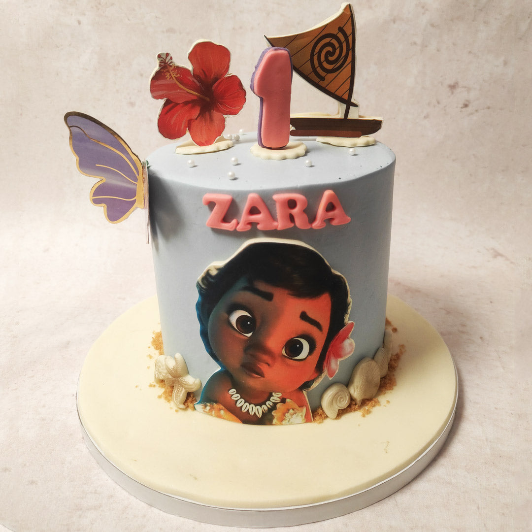 Moana Decorated Cake