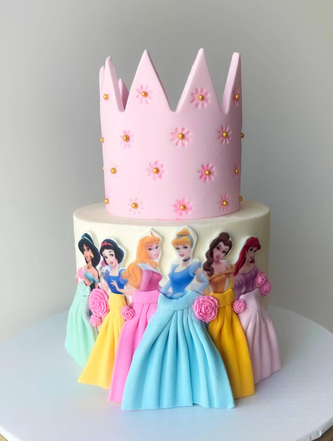 Disney Princess Decorated Cake