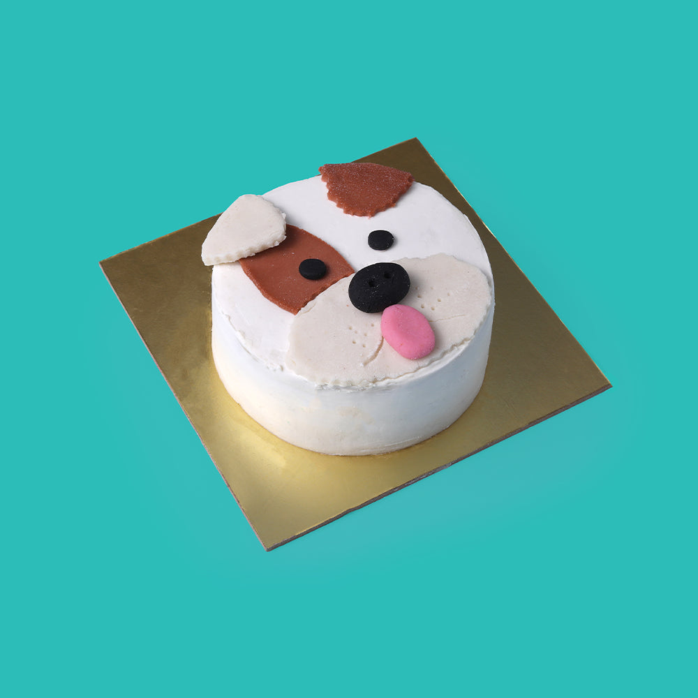 Decorated Dog Cake