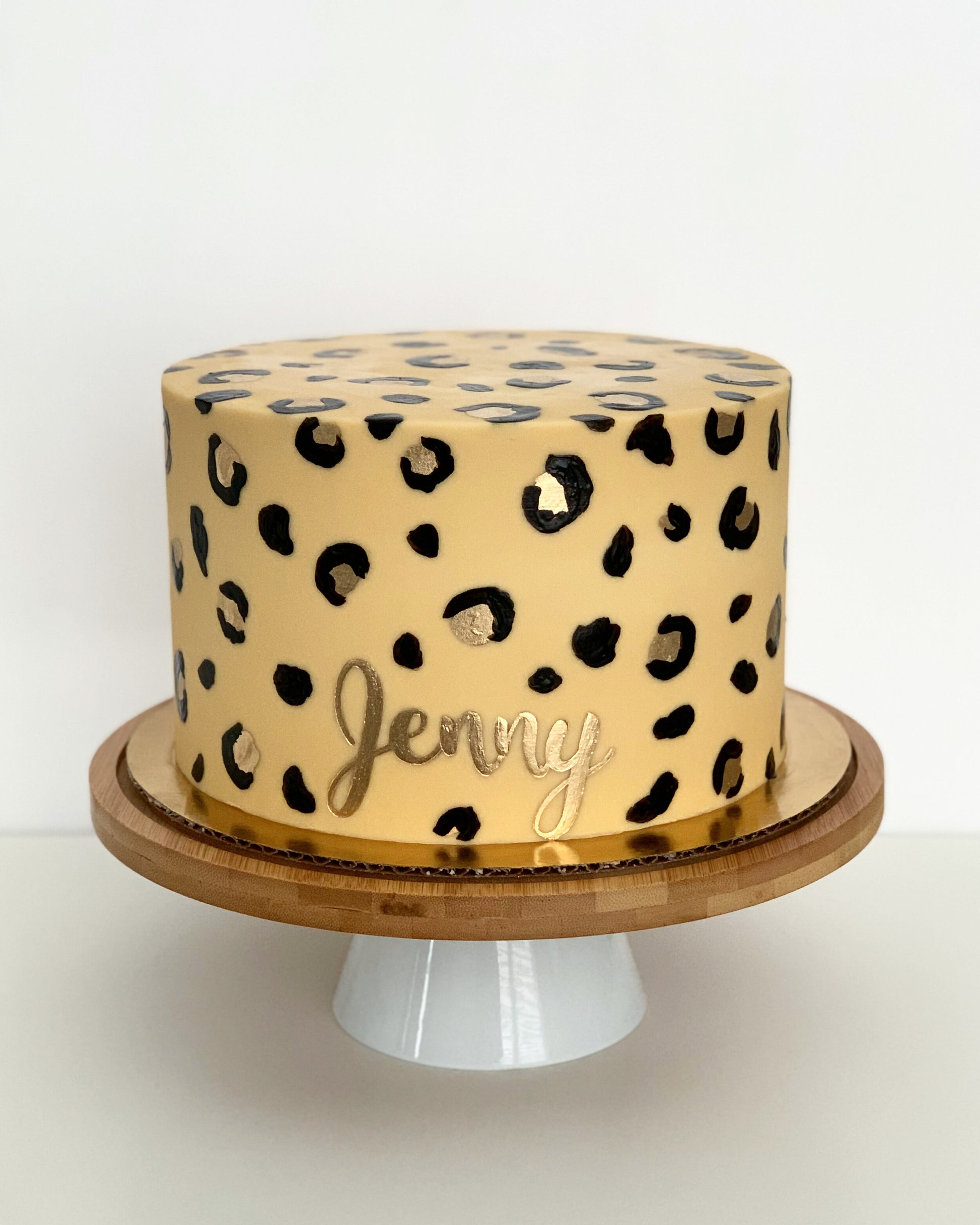 Leopard Decorated Cake