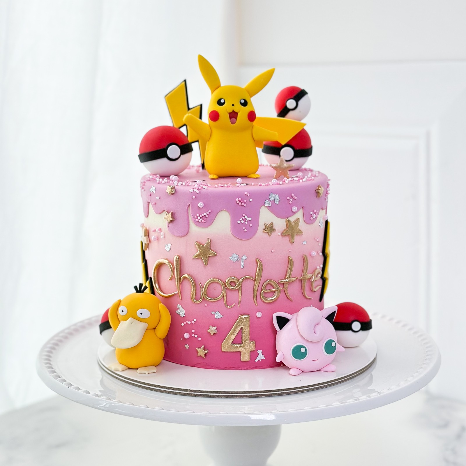 pokemon decorated cake