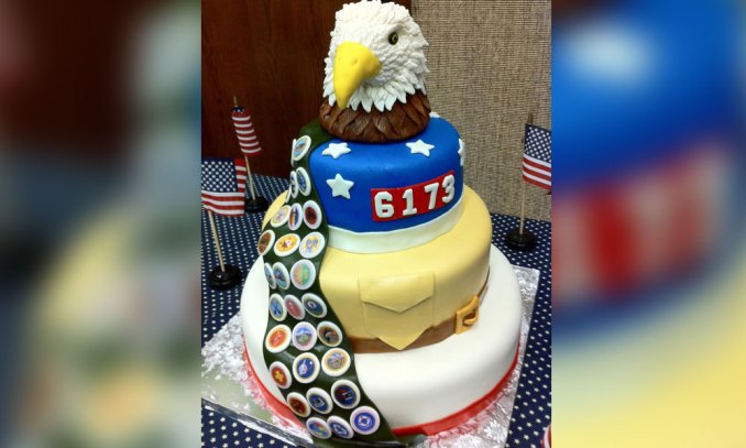 Eagle Decorated Cake