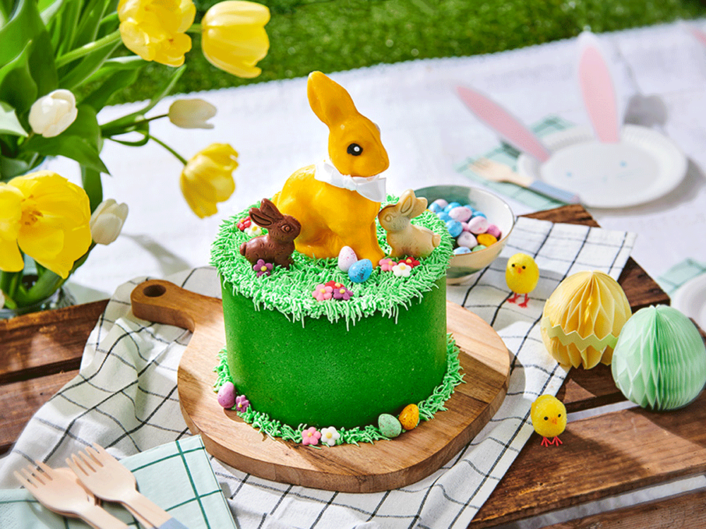 Easter decorated cake