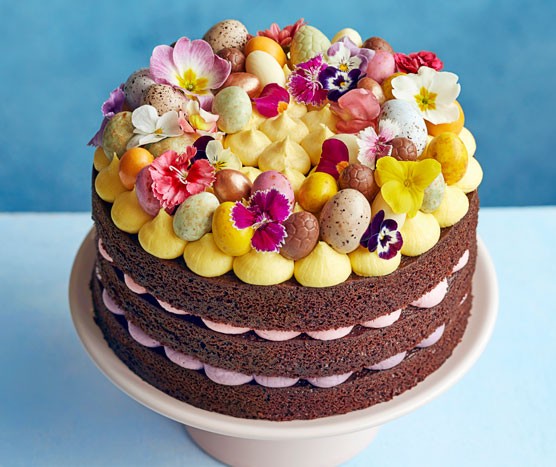 Easter decorated cake