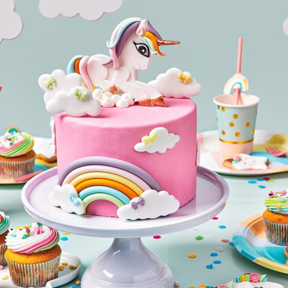 Unicorn Decorated Cake