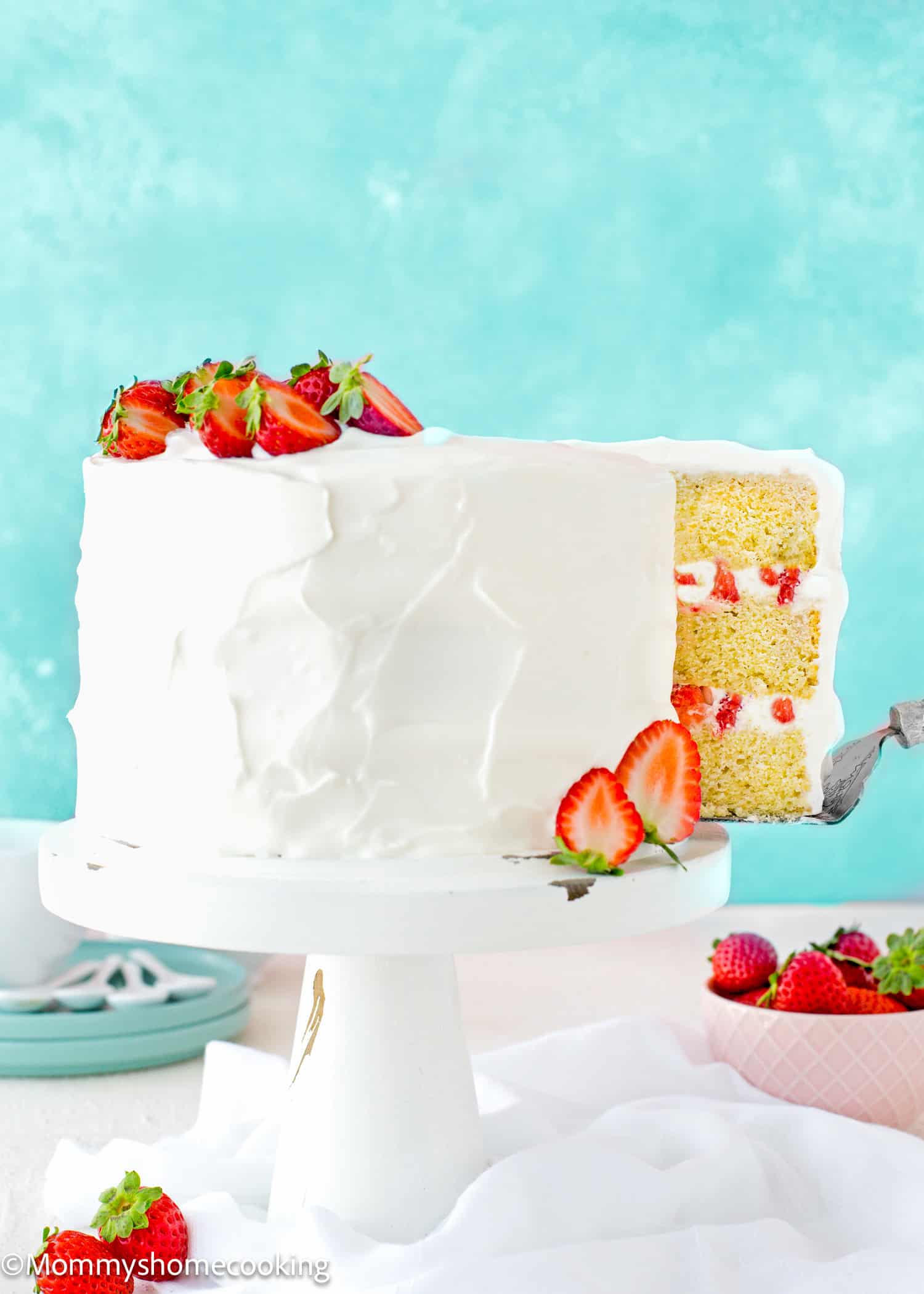 Strawberry Shortcake Decorated Cake