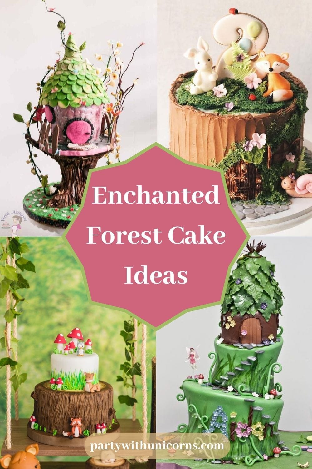 Forest Decorated Cake