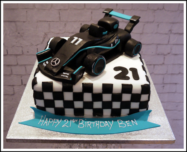 Formula 1 Decorated Cake