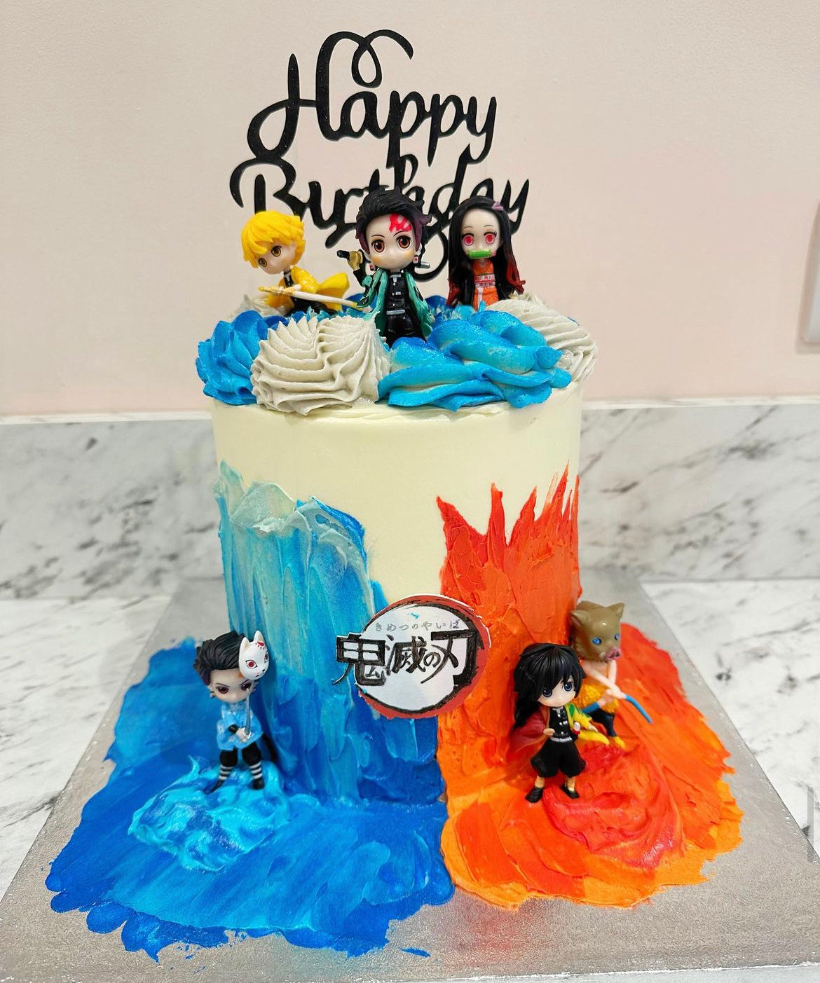 Anime Decorated Cake