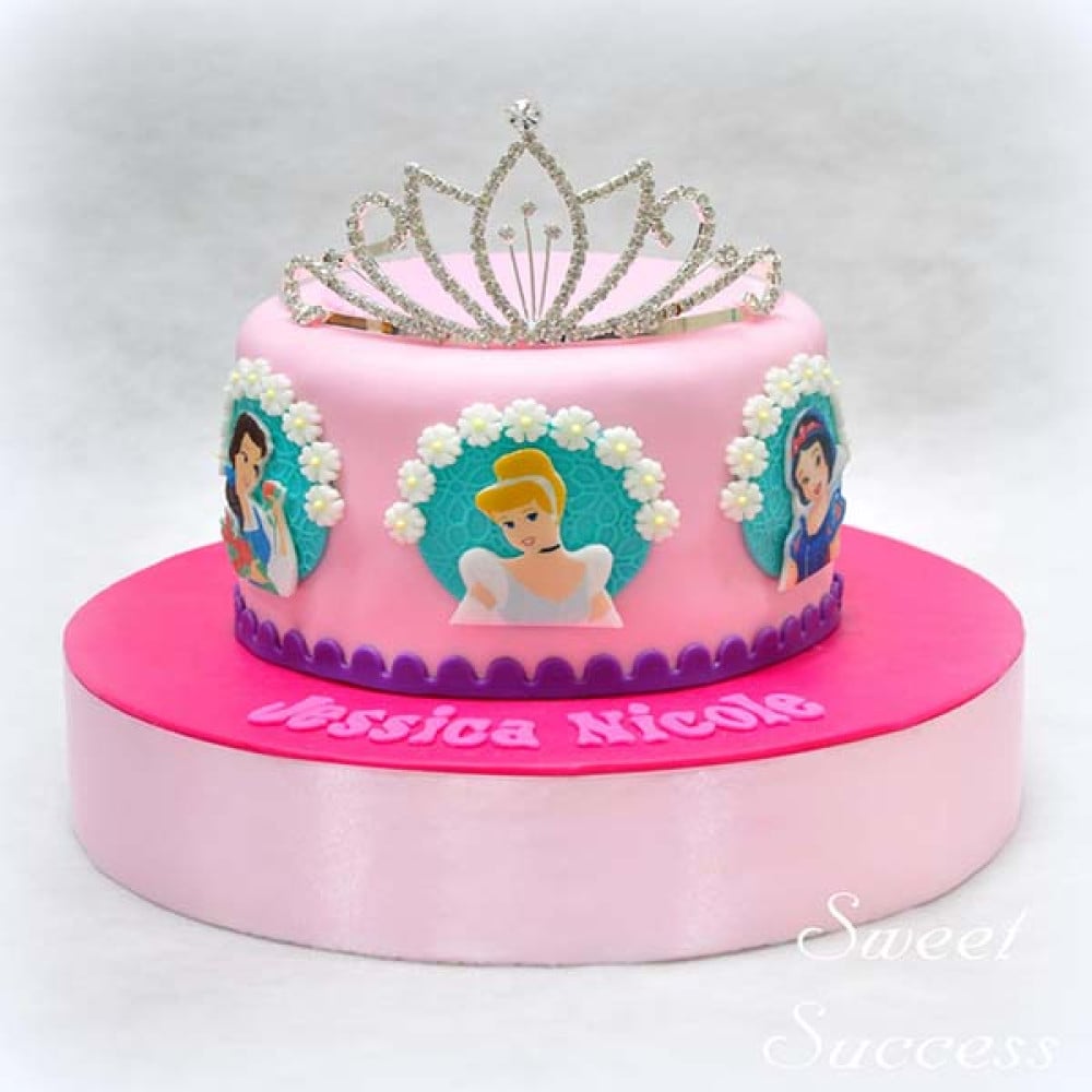 Disney Princess Decorated Cake