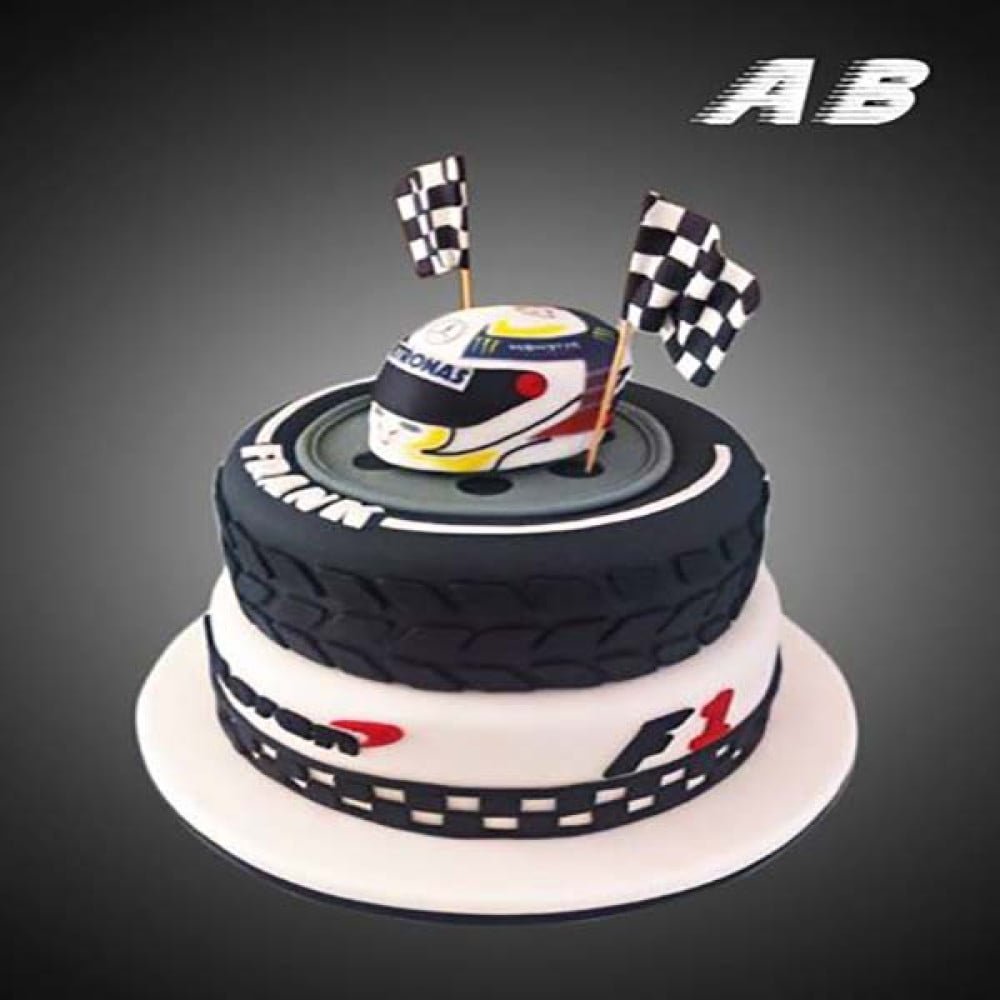 Formula 1 Decorated Cake