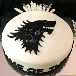 Game Of Thrones Decorated Cake