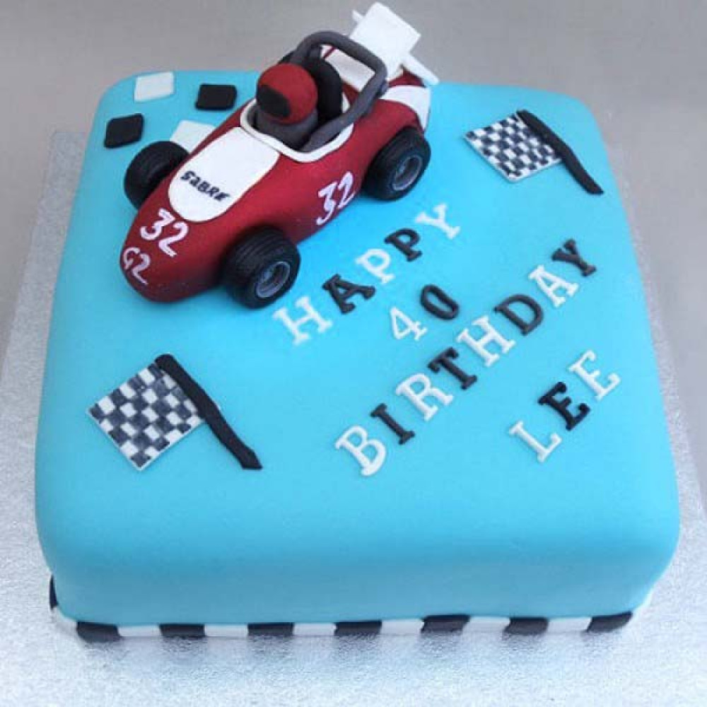 Decorated Car Cake