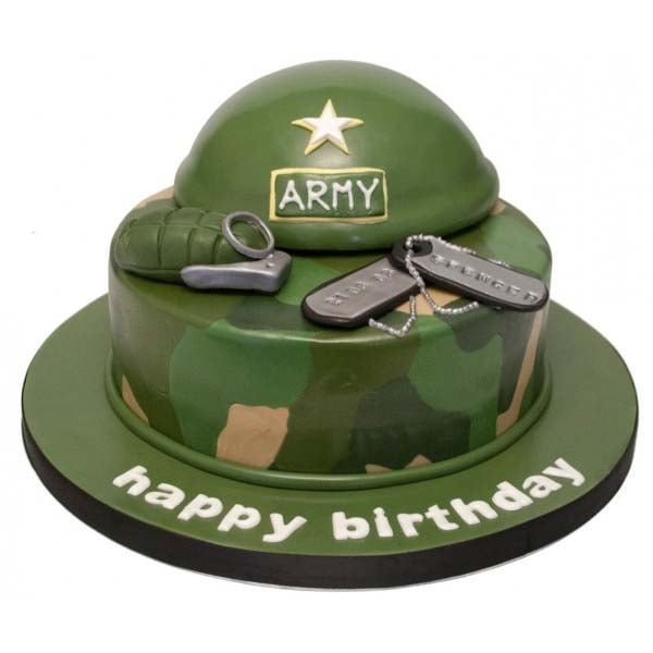 Decorated Army Cake