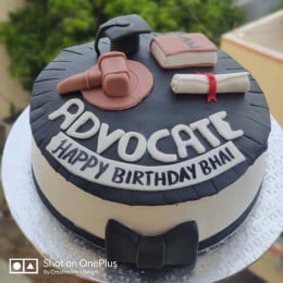 Lawyer Decorated Cake