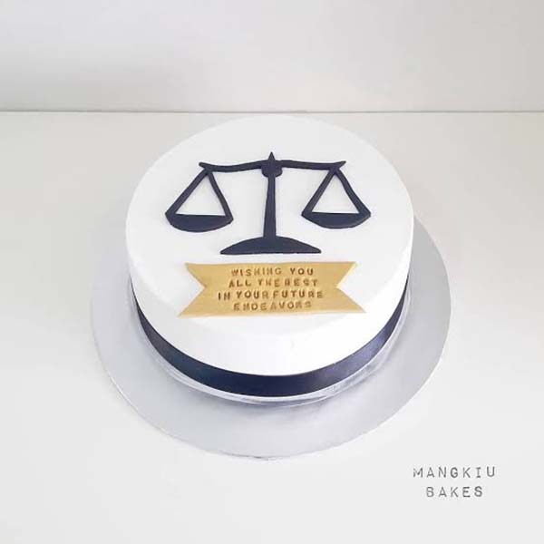 Lawyer Decorated Cake