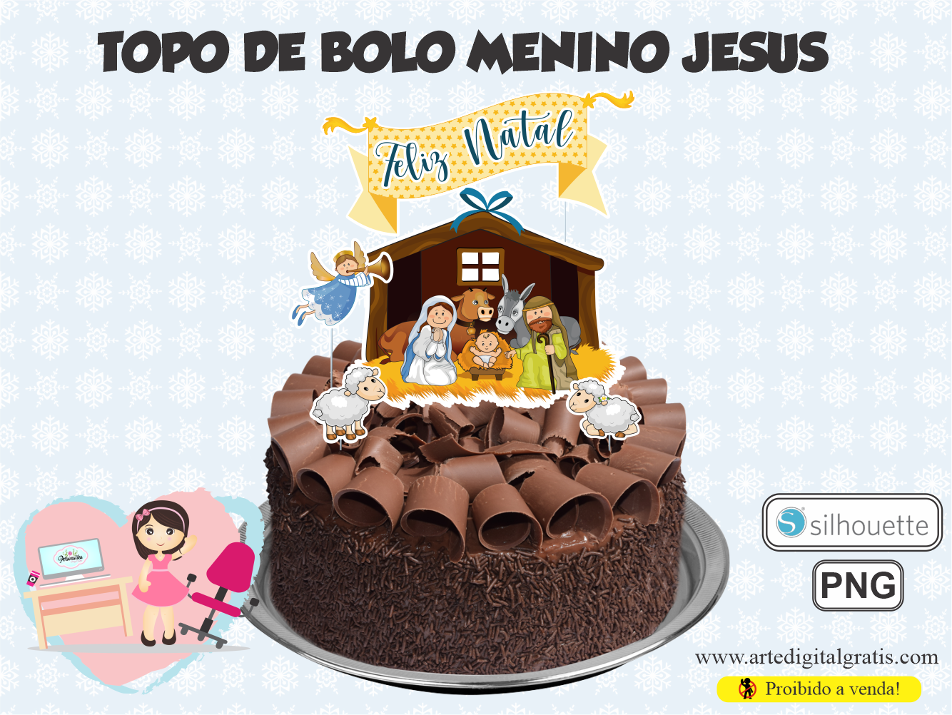 Bolo Decorado Jesus