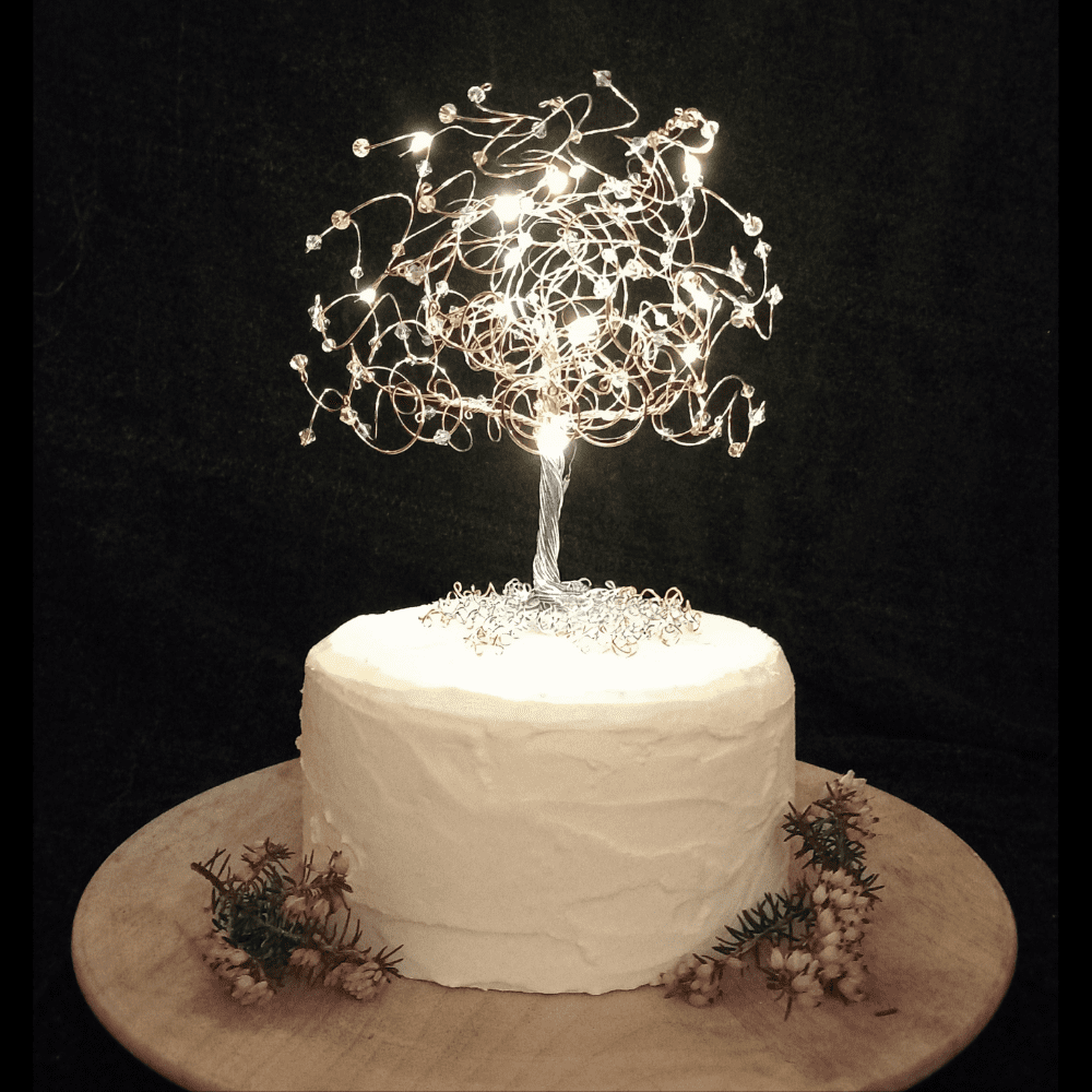 Tree Decorated Cake