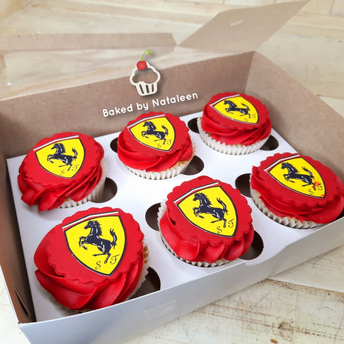 Ferrari decorated cake