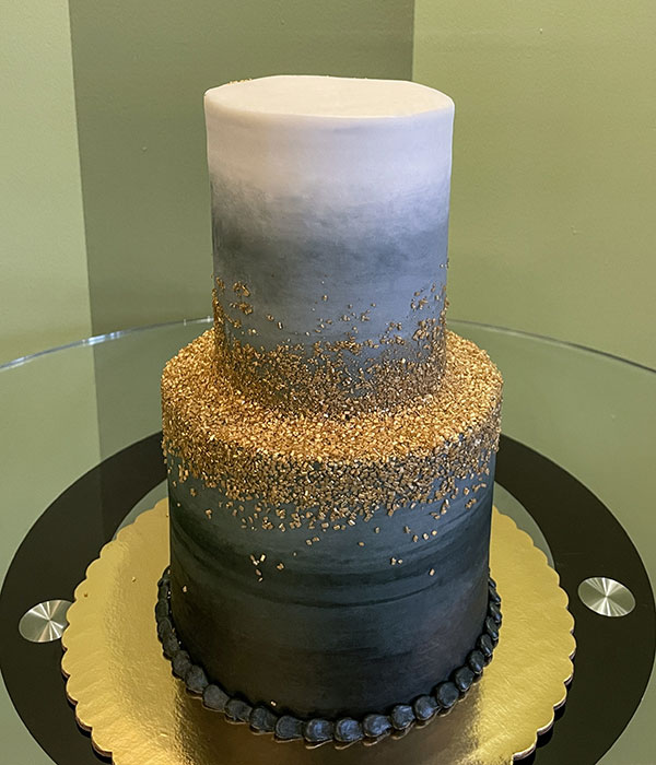 Glitter Decorated Cake