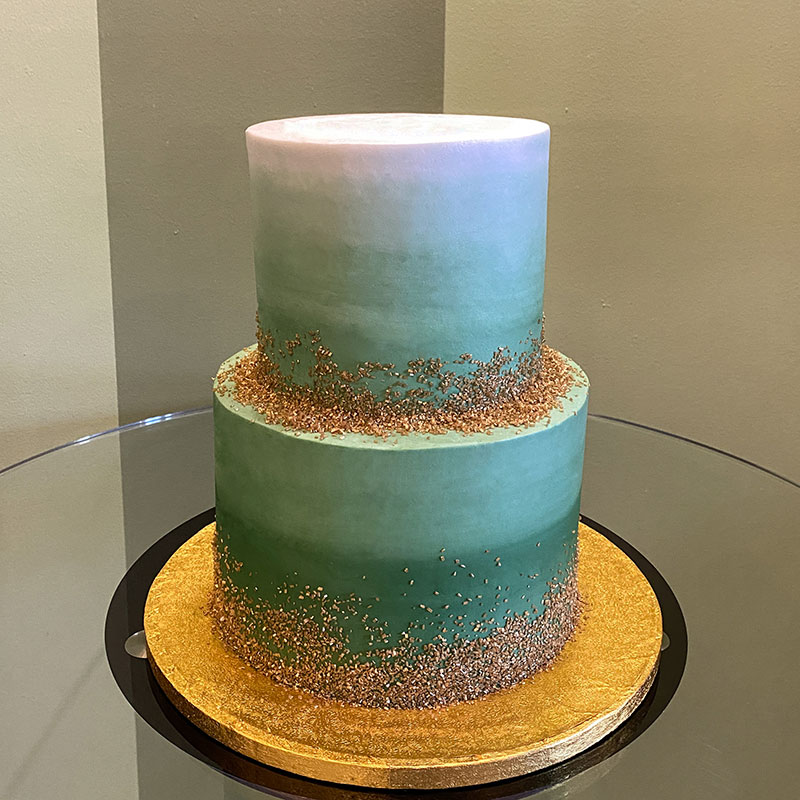 Glitter Decorated Cake