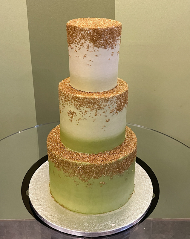 Glitter Decorated Cake