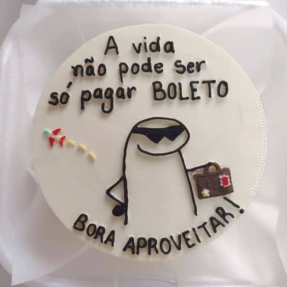 Bolo Decorado Engraçado