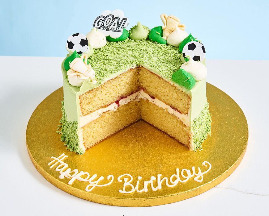 Decorated Football Cake