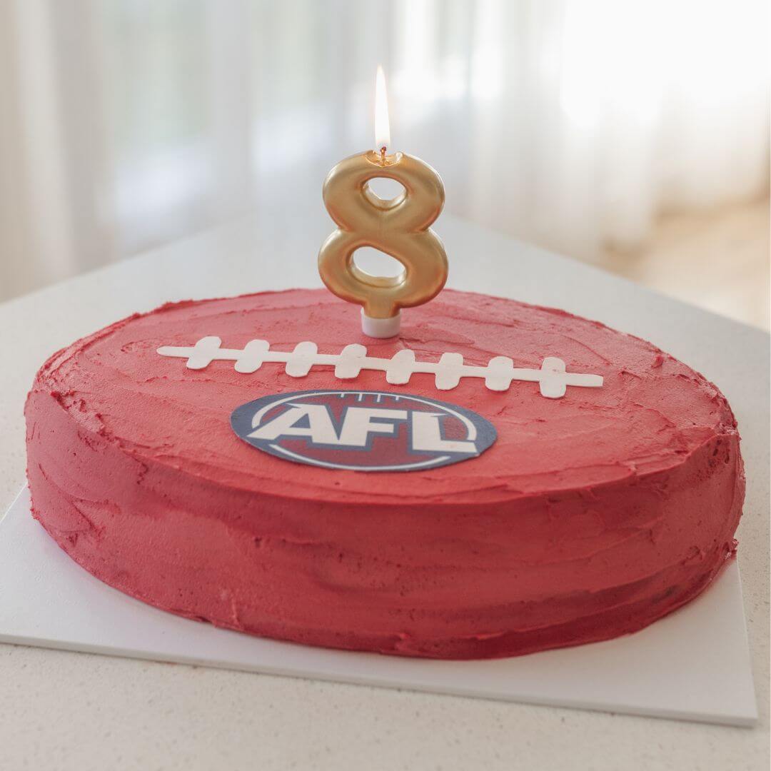 Decorated Football Cake