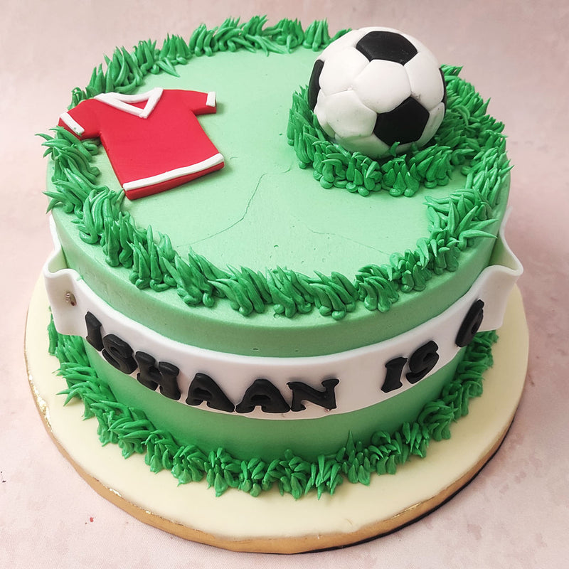 Football Field Decorated Cake