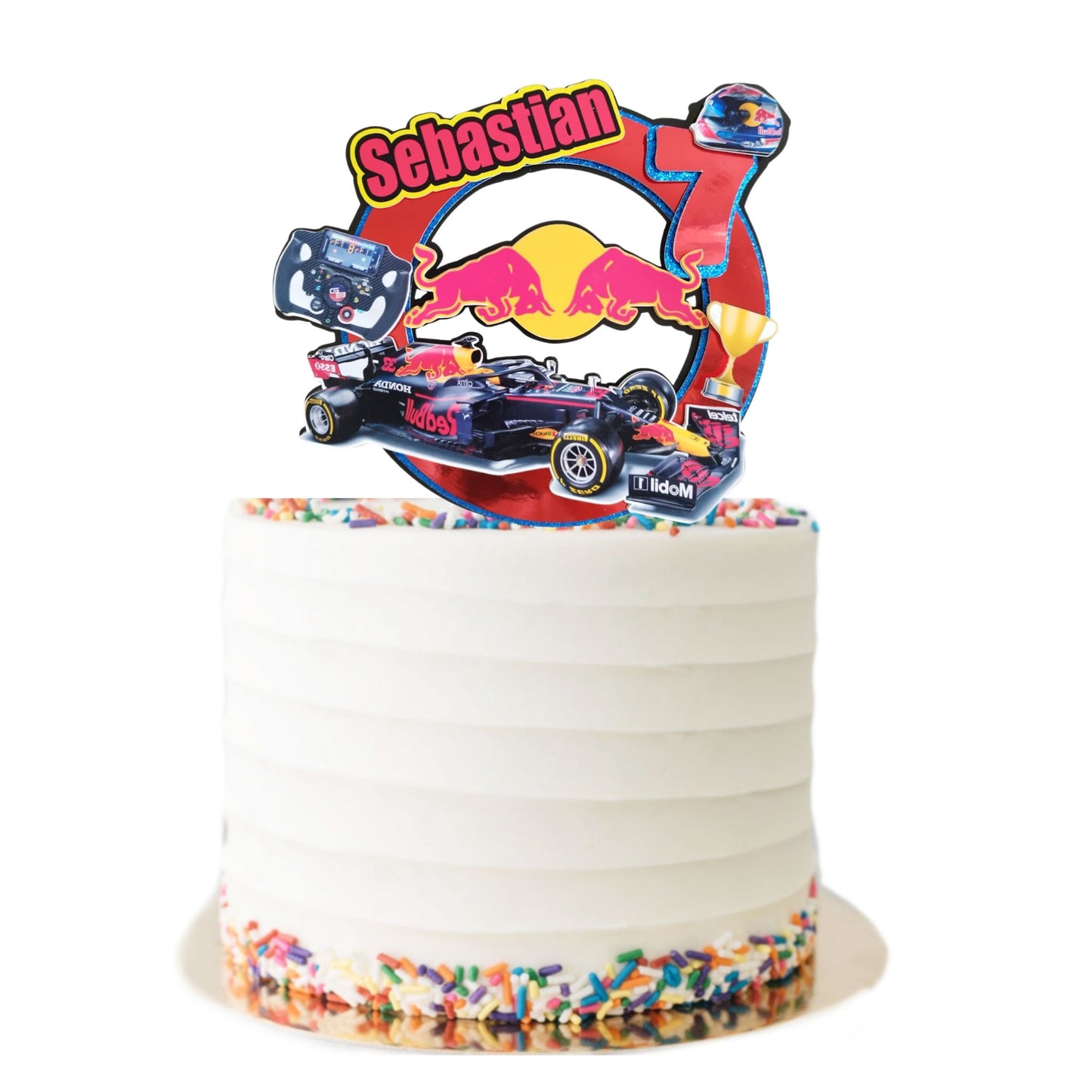 Formula 1 Decorated Cake