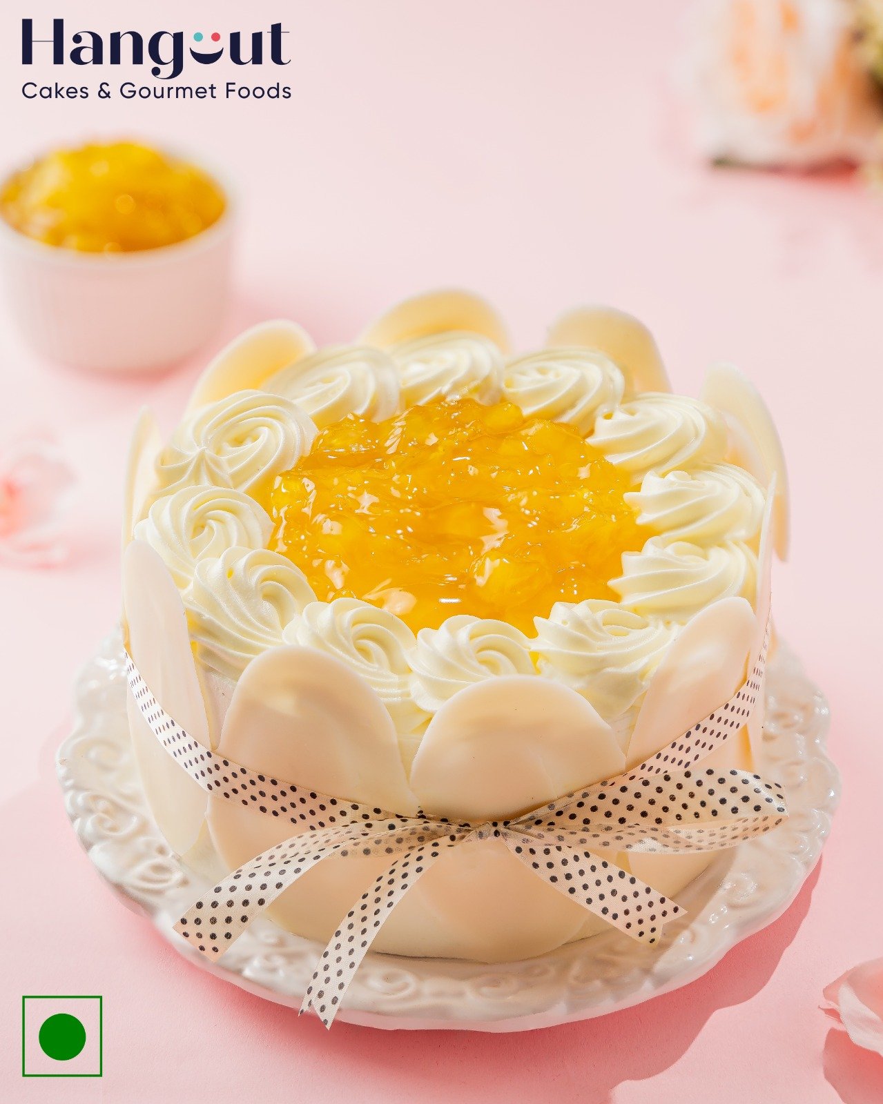 Decorated Pineapple Cake