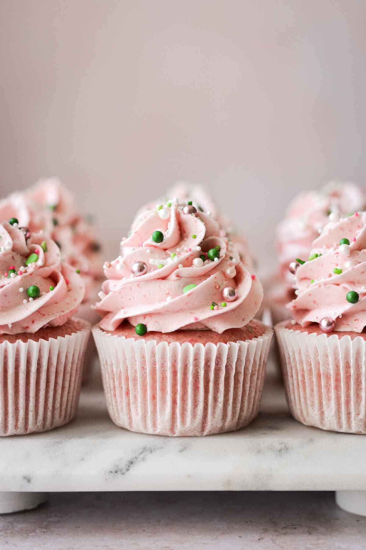 Cake Decorated Cupcake