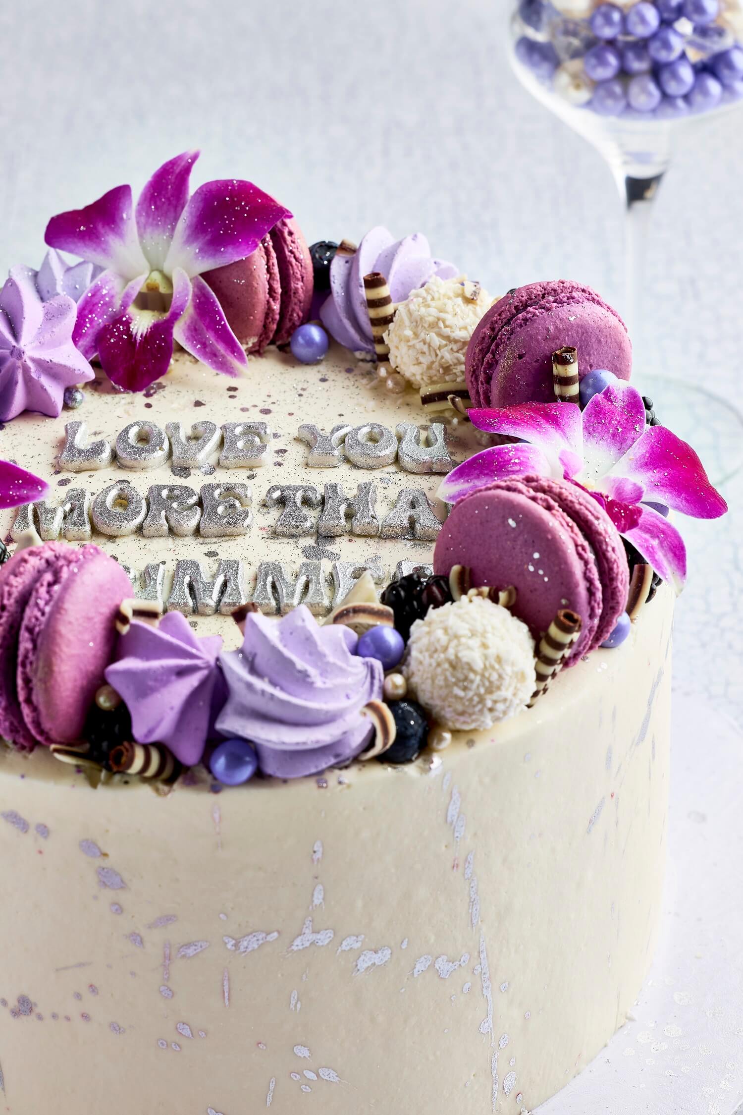 Purple Decorated Cake