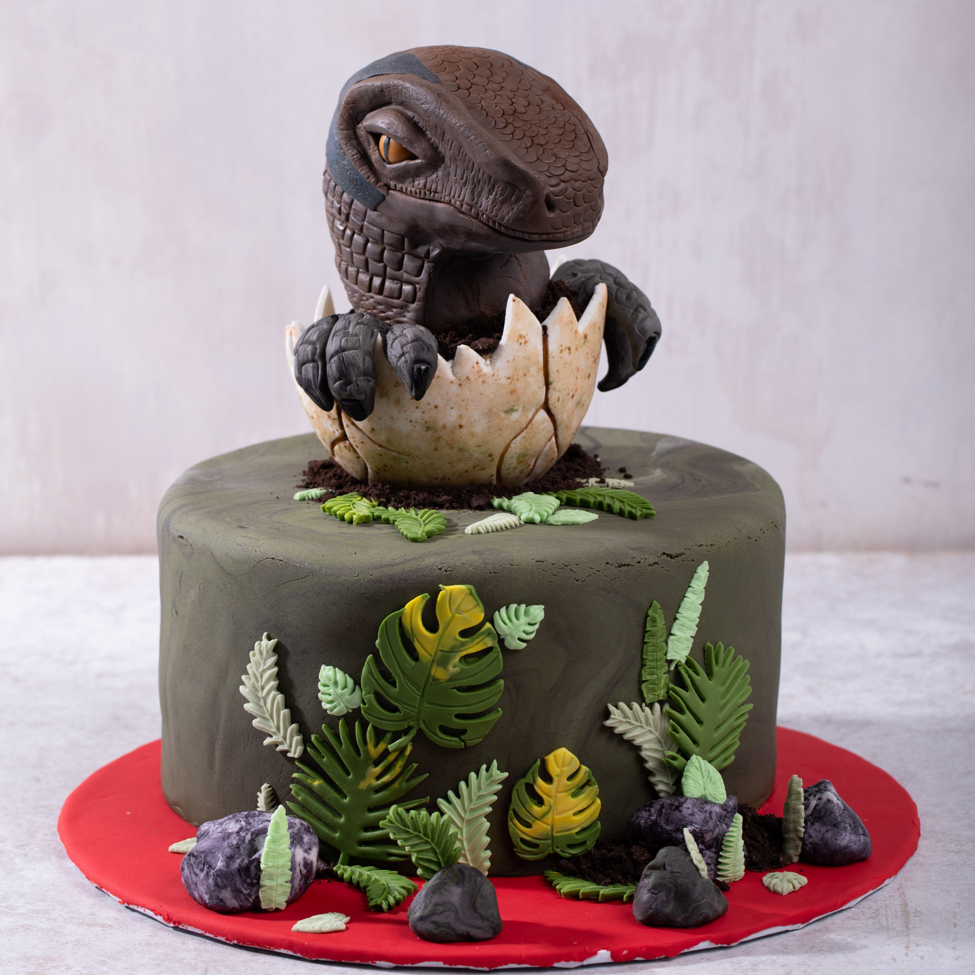 Jurassic Park Decorated Cake