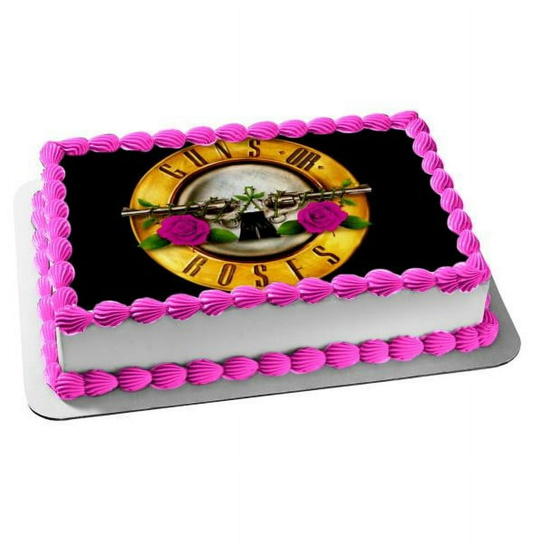 Guns N Roses Decorated Cake