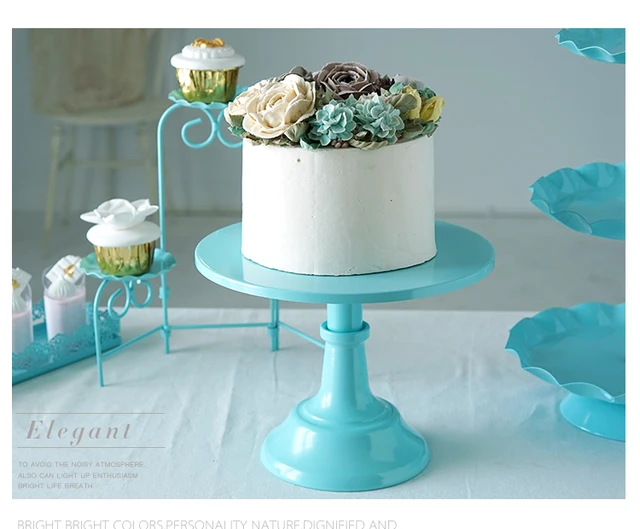 Tiffany Blue Decorated Cake