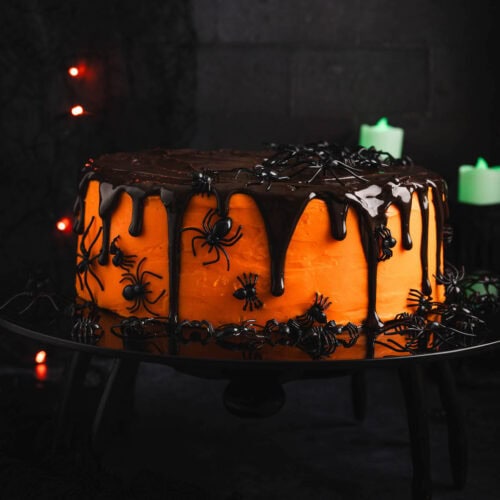 Orange Decorated Cake