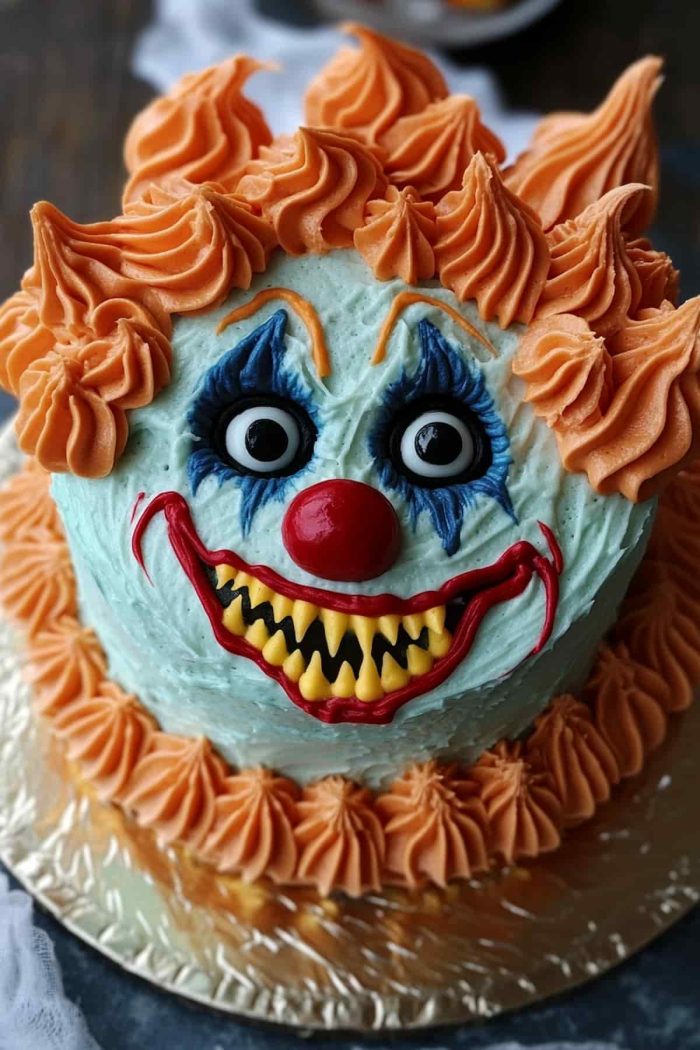 Clown Decorated Cake