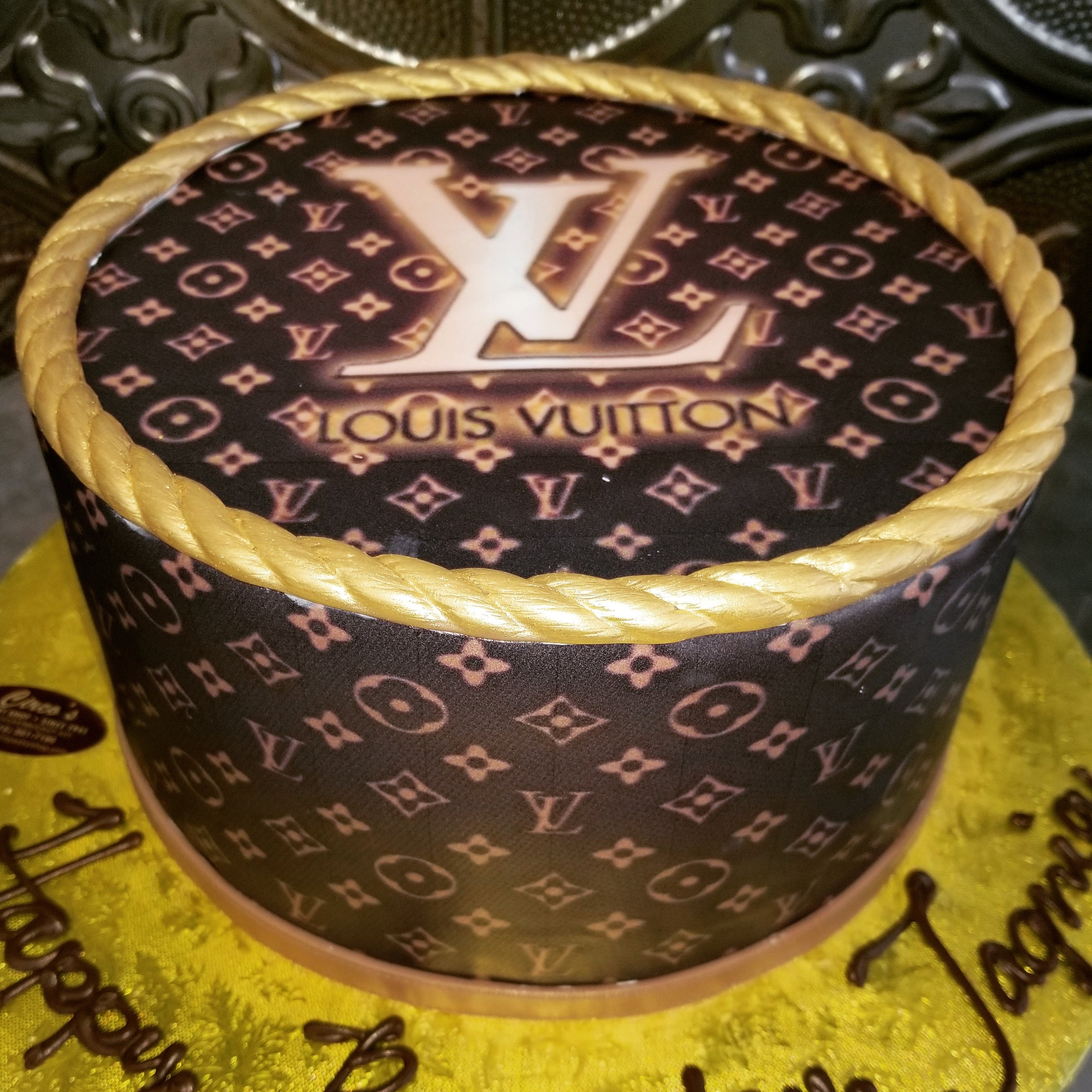 Louis Vuitton Decorated Cake