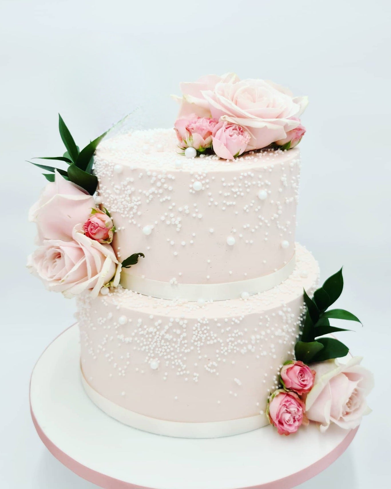 Romantic Decorated Cake