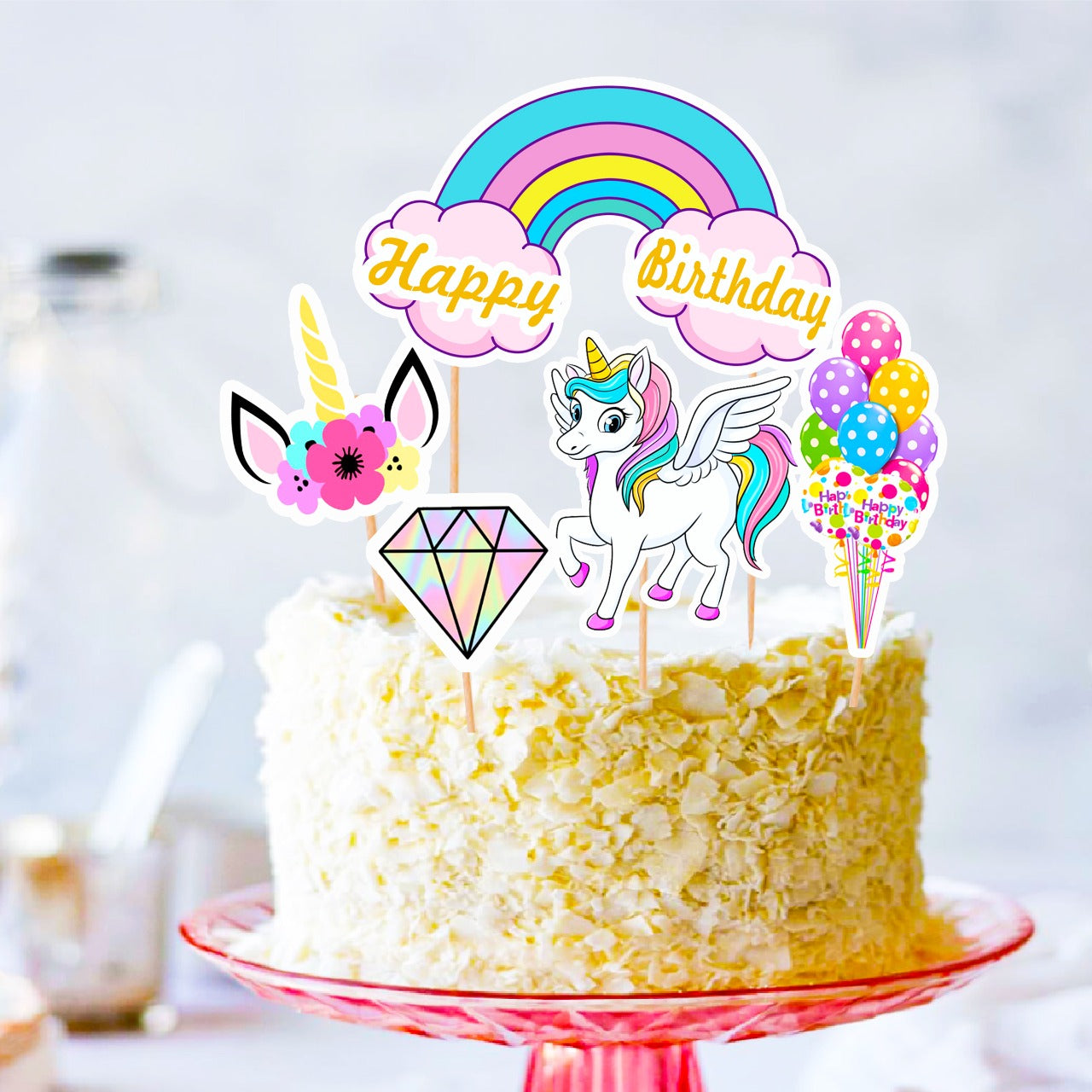 Unicorn Decorated Cake