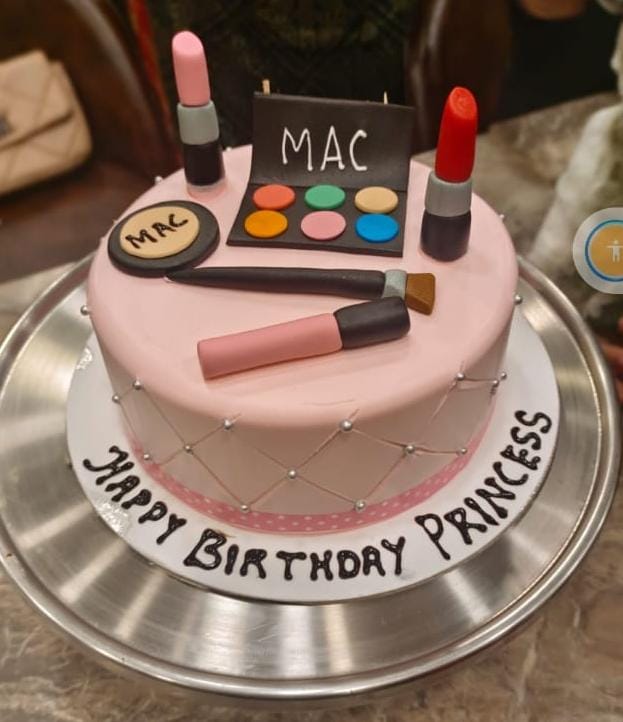 Make Up Decorated Cake