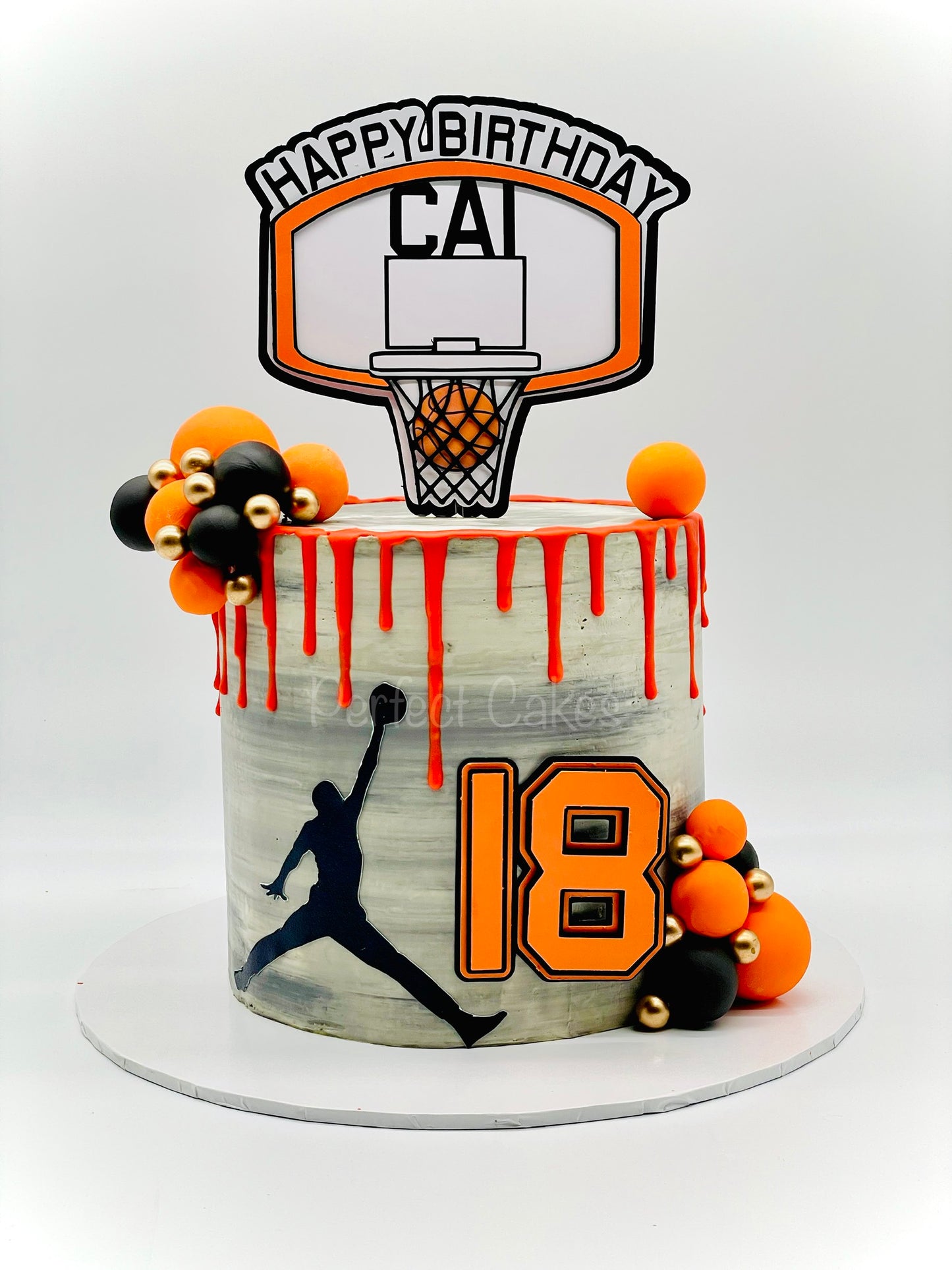 Basketball Decorated Cake