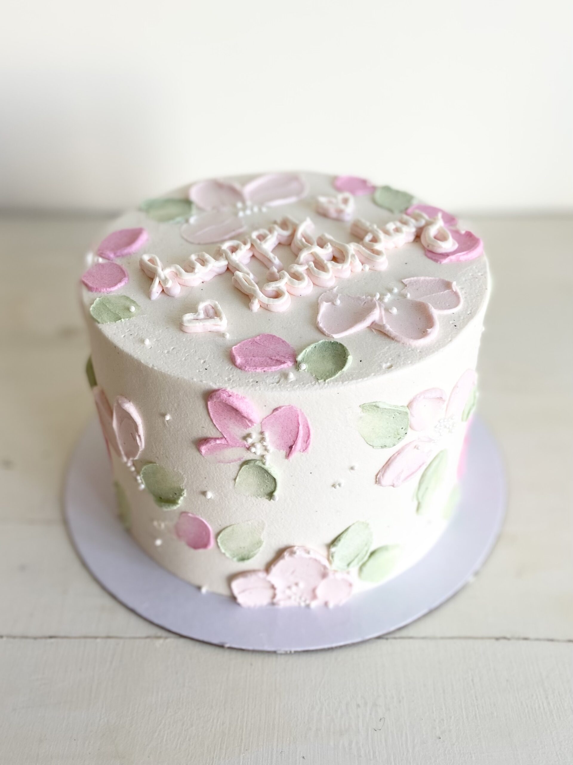 Abstract Decorated Cake