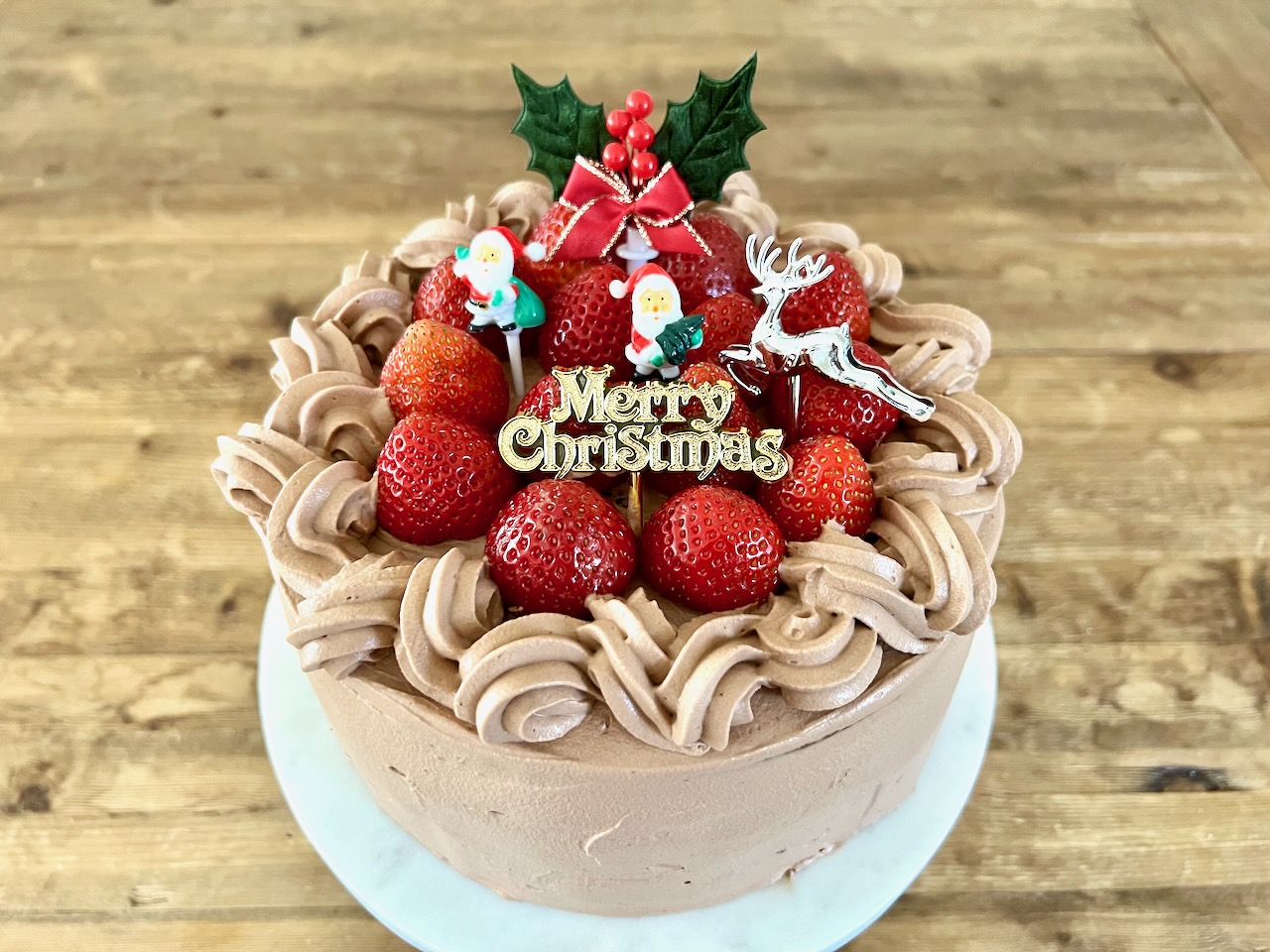 Decorated Christmas Cake