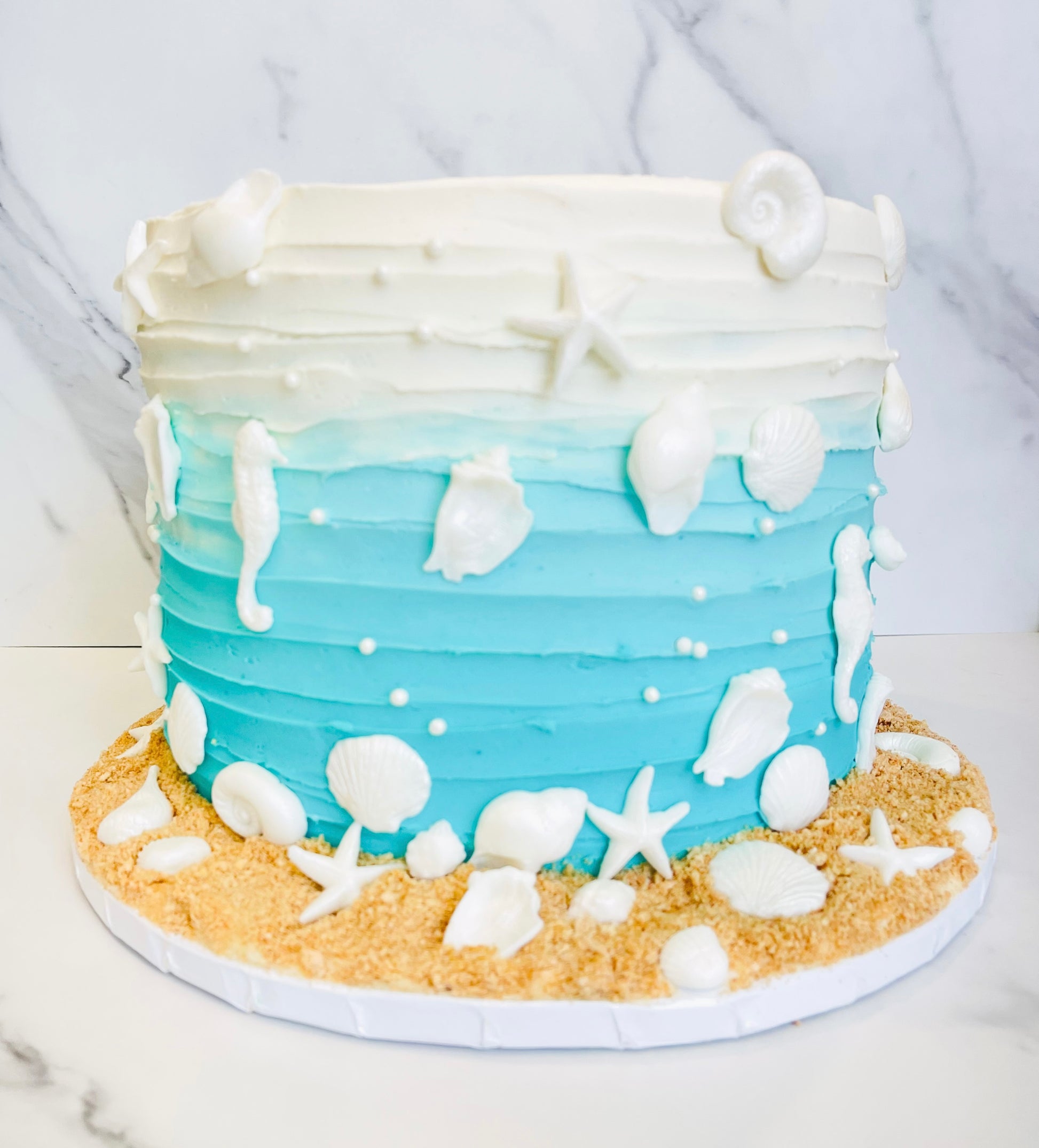 Ocean Decorated Cake