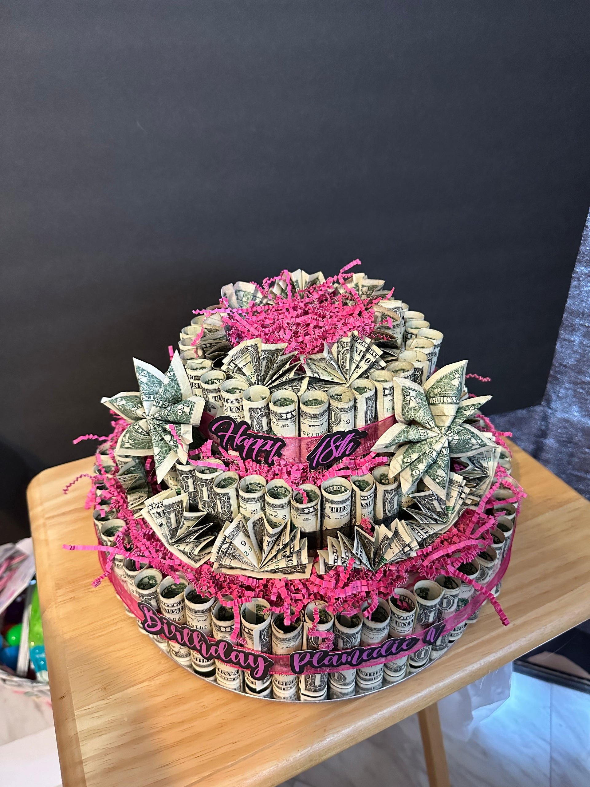 Dollar Decorated Cake