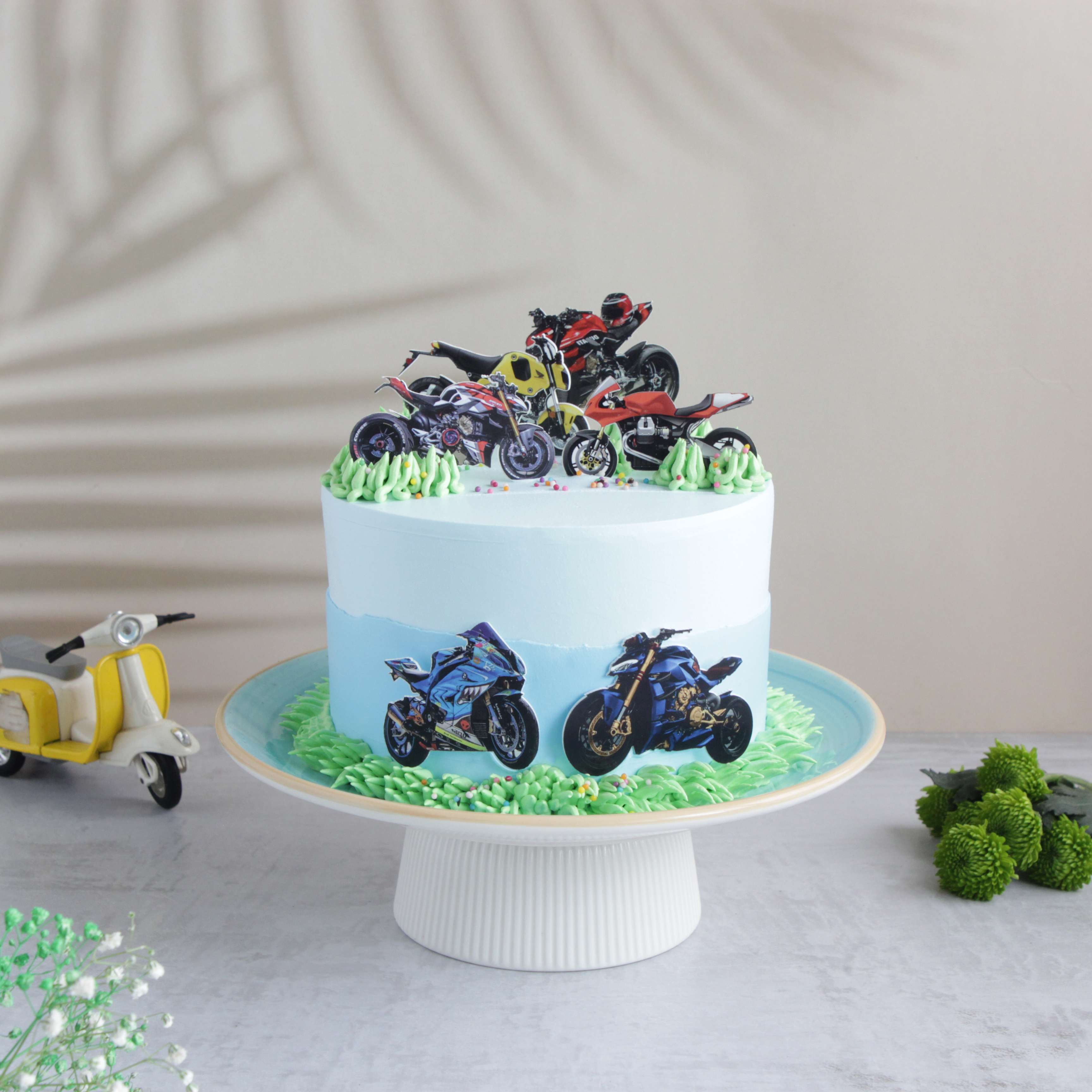 Bike Decorated Cake